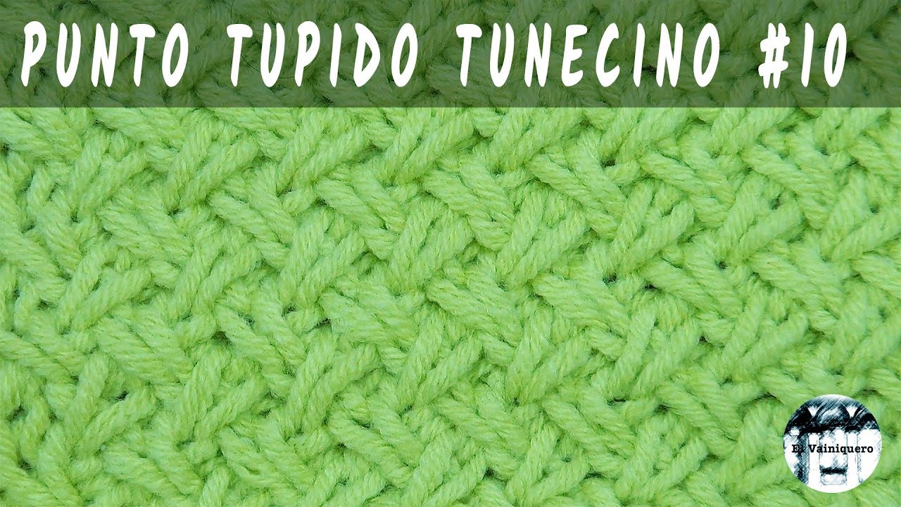 Punto tupido tunecino #10 - Crochet tunecino