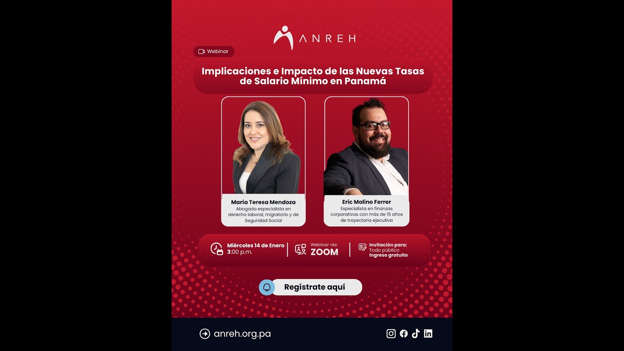 Webinar - Implicaciones e Impacto de las Nuevas Tasas de Salario Mínimo en Panamá