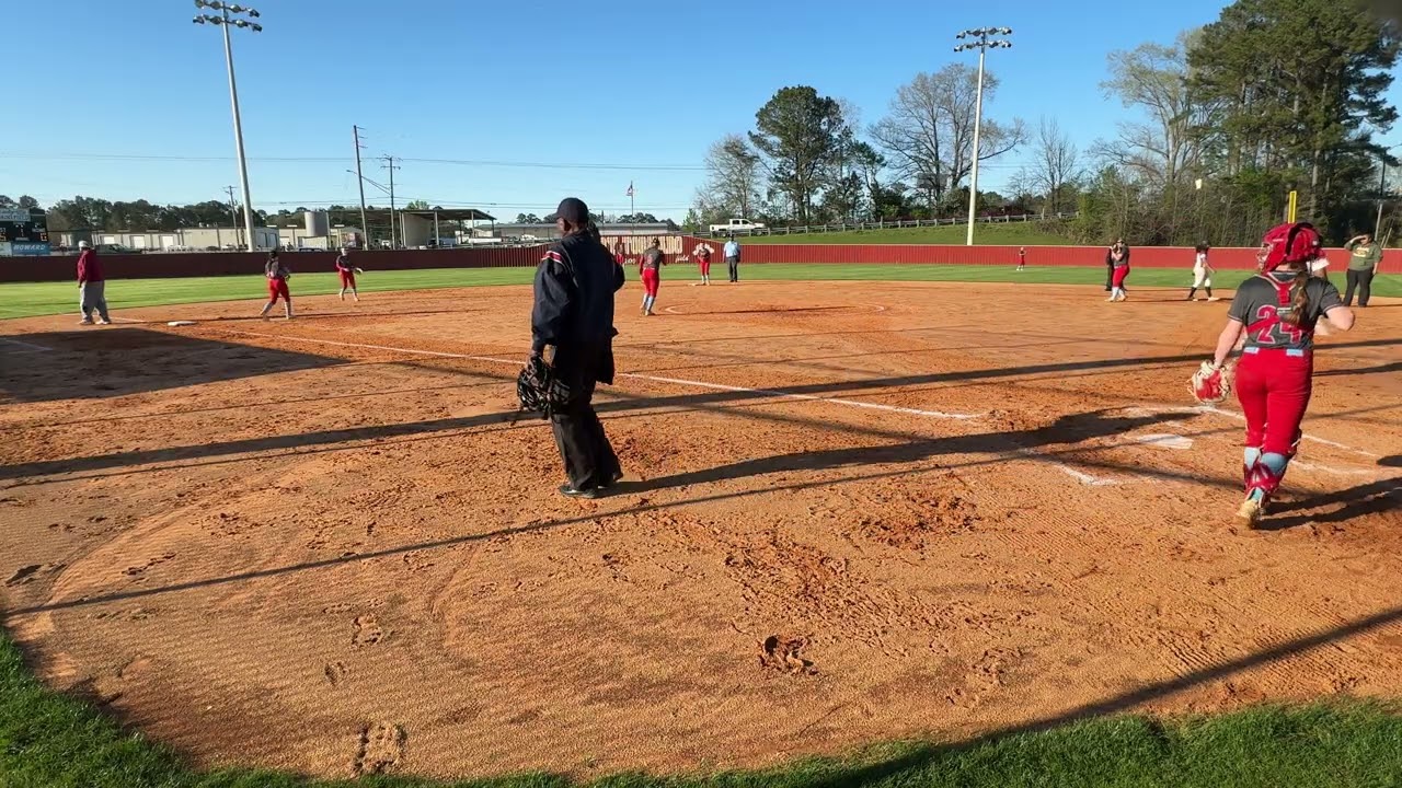 South Jones Varsity vs Laurel Varsity 3/12/26 Bottom of the 1st inning 
