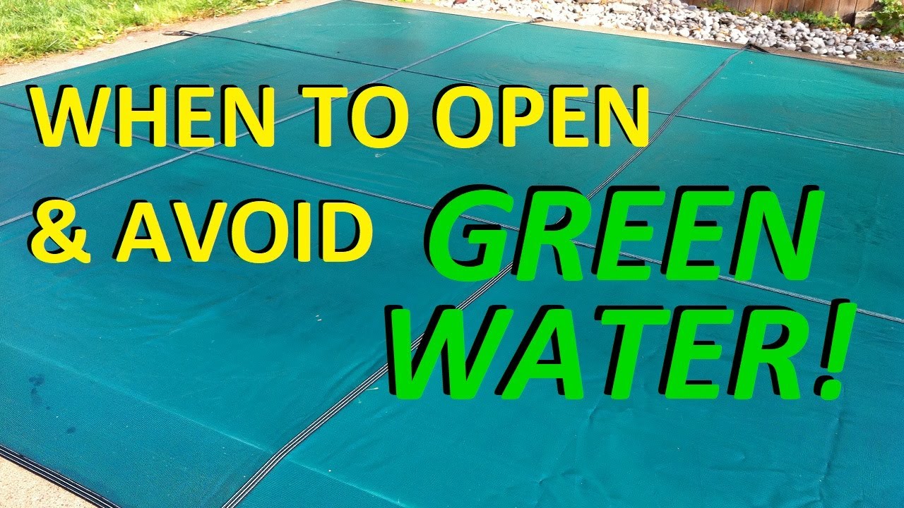 When To Open a Pool With a Mesh Safety Cover?