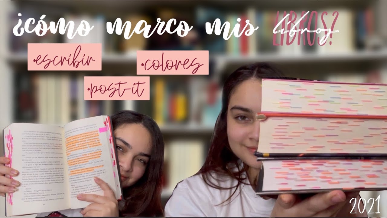 ¿Cómo marco mis LIBROS? Mi sistema de colores, post-it y escritura•Nislaibooks🗿✨