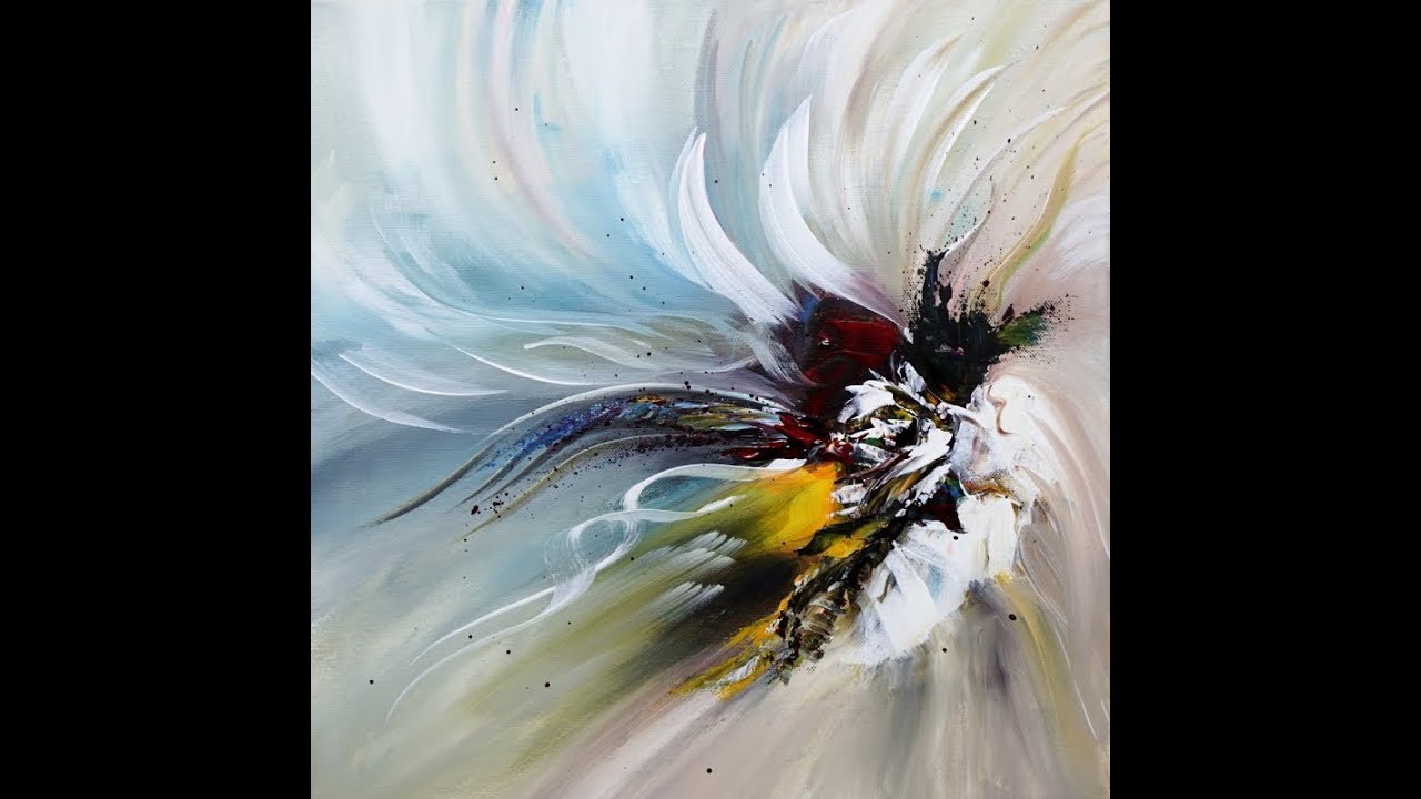Acrylic Painting /ABSTRACT/Demo/Acrylmalerei / V285 / Serene