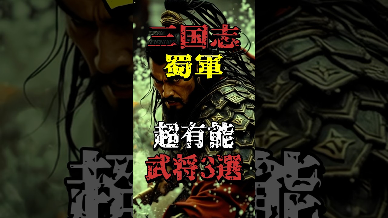 【三国志】蜀軍、超有能武将3選‼