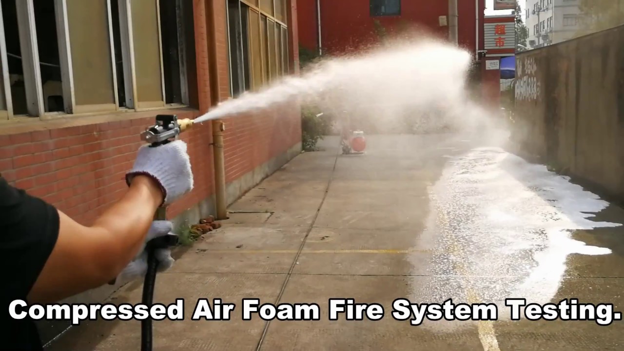 PRI-SAFETY 10 Gallons Compressed Air Foam Fire System