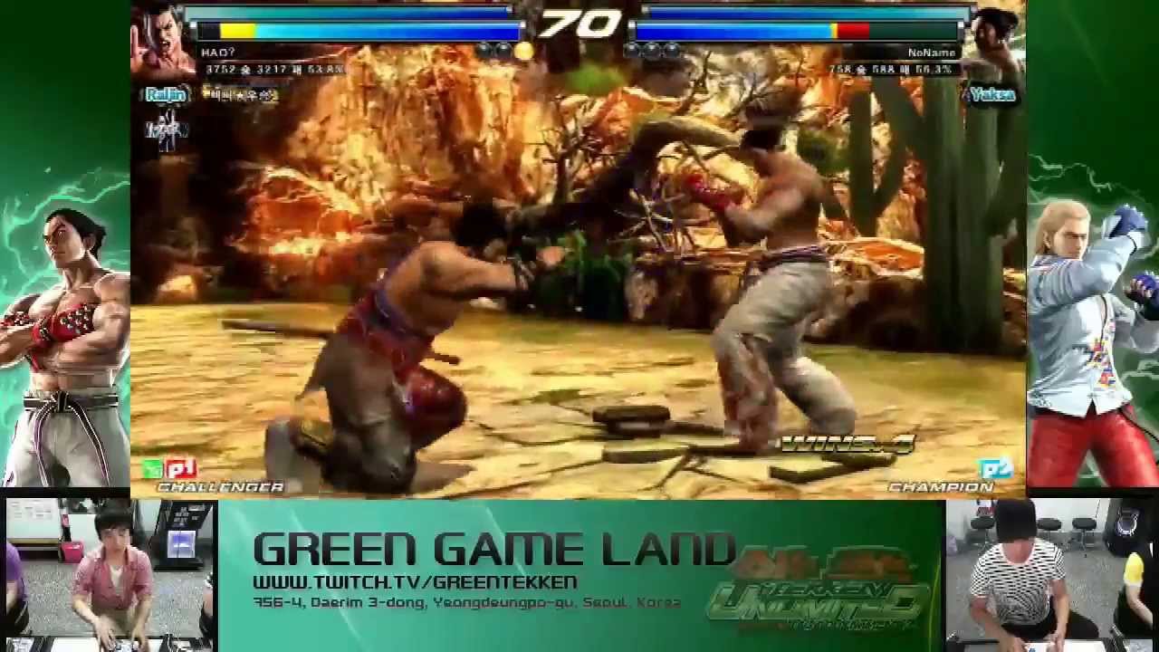 Tekken Tag 2 Unlimited Hao (Feng/Jin) vs Bohee (Bruce/Kazuya)