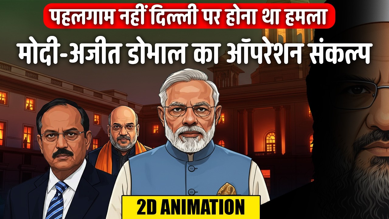 Ajit Doval aur Modi Ka Masterstroke : Kaise Hafiz Saeed ka Plan Fail Hua | 2D Animation