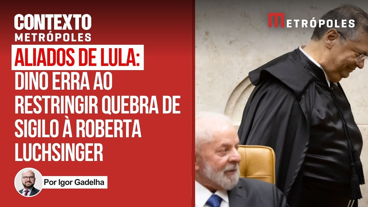 Aliados de Lula veem erro de Dino em decisão sobre amiga de Lulinha