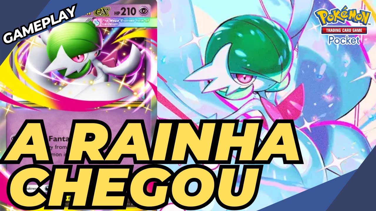 Mega Gardevoir chegou TANKANDO TUDO | Gameplay Pokémon TCG Pocket