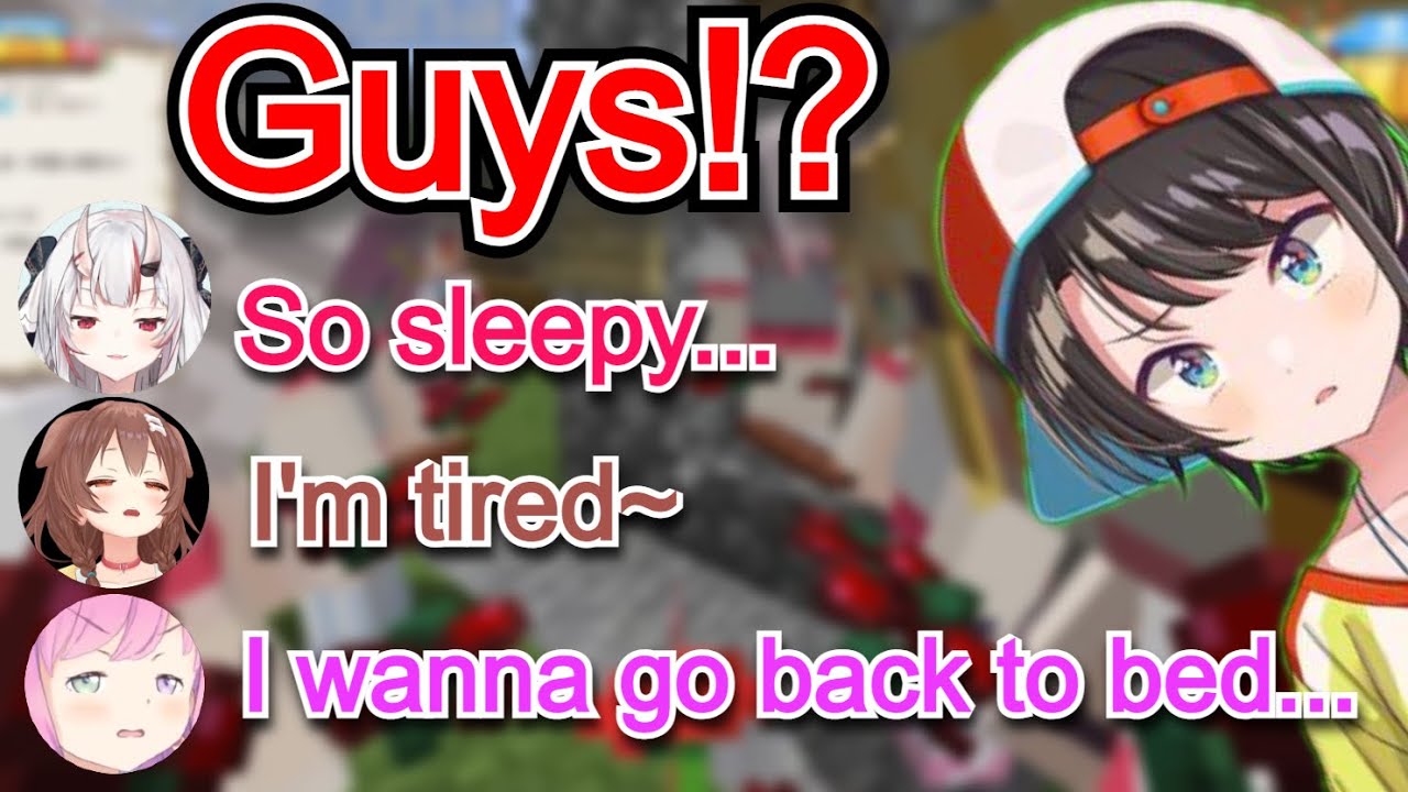 An Extremely Low Energy Introduction of White Team A (ft. Subaru Korone Botan Luna Mel Choco Ayame)