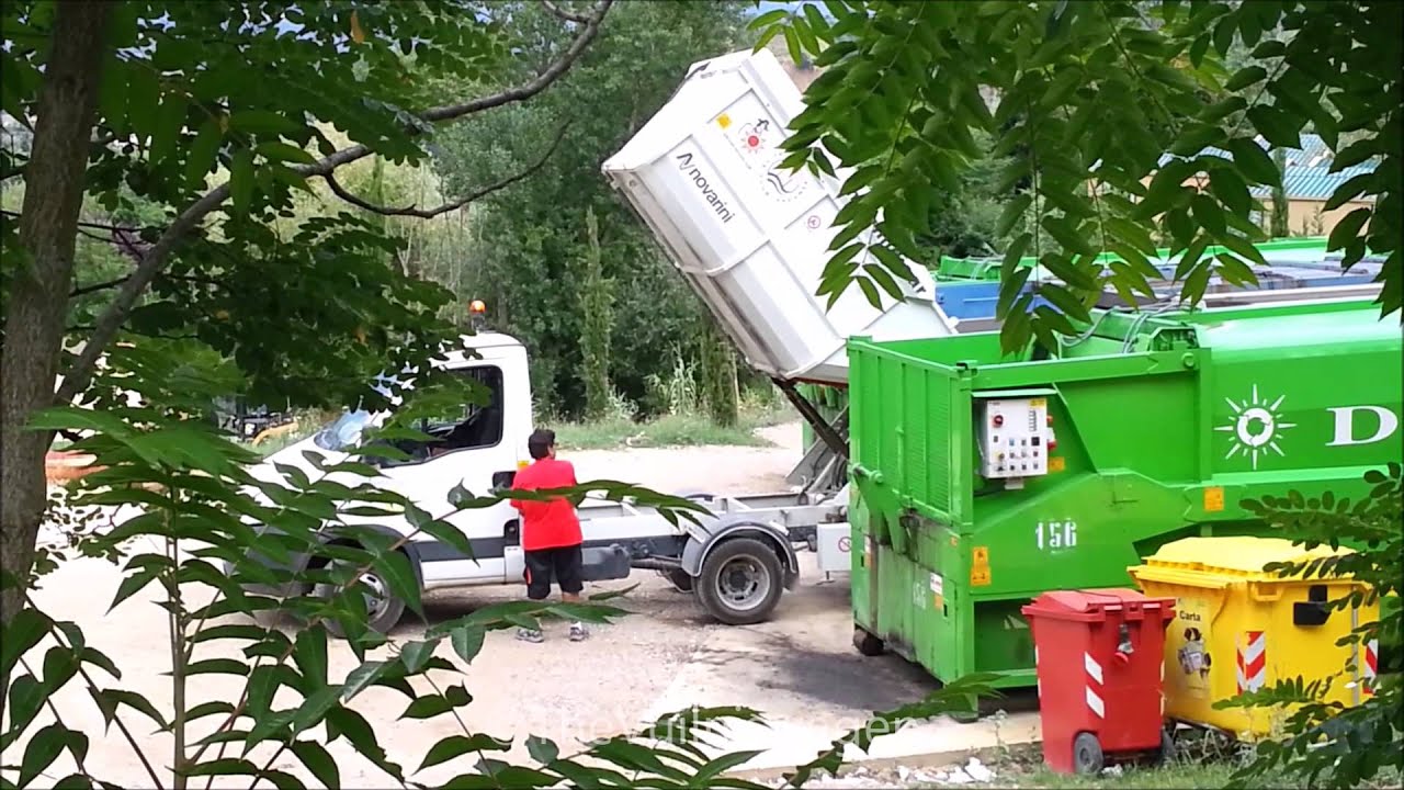 Vuilniswagen Italië - garbagetruck Italy