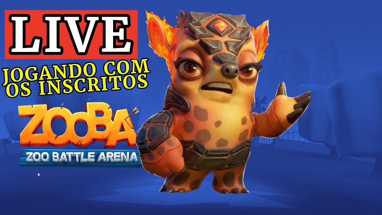 🔴 NOVA TEMPORADA VEM JOGAR ZOOBA AO VIVO COMIGO!