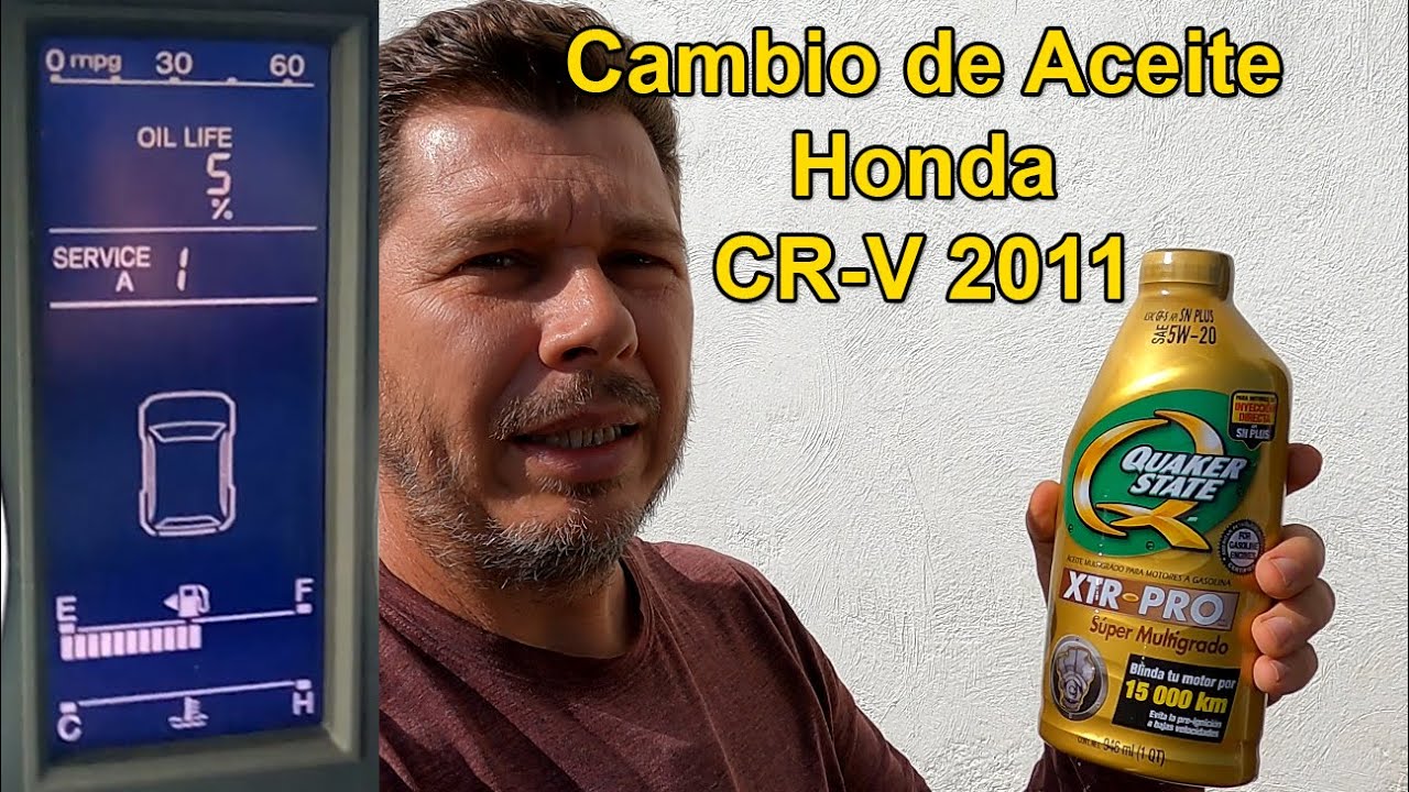 Cambiando el Aceite de Nuestro Honda CR-V 2011 (herramientas, costos y procedimiento)  [V-blog168]