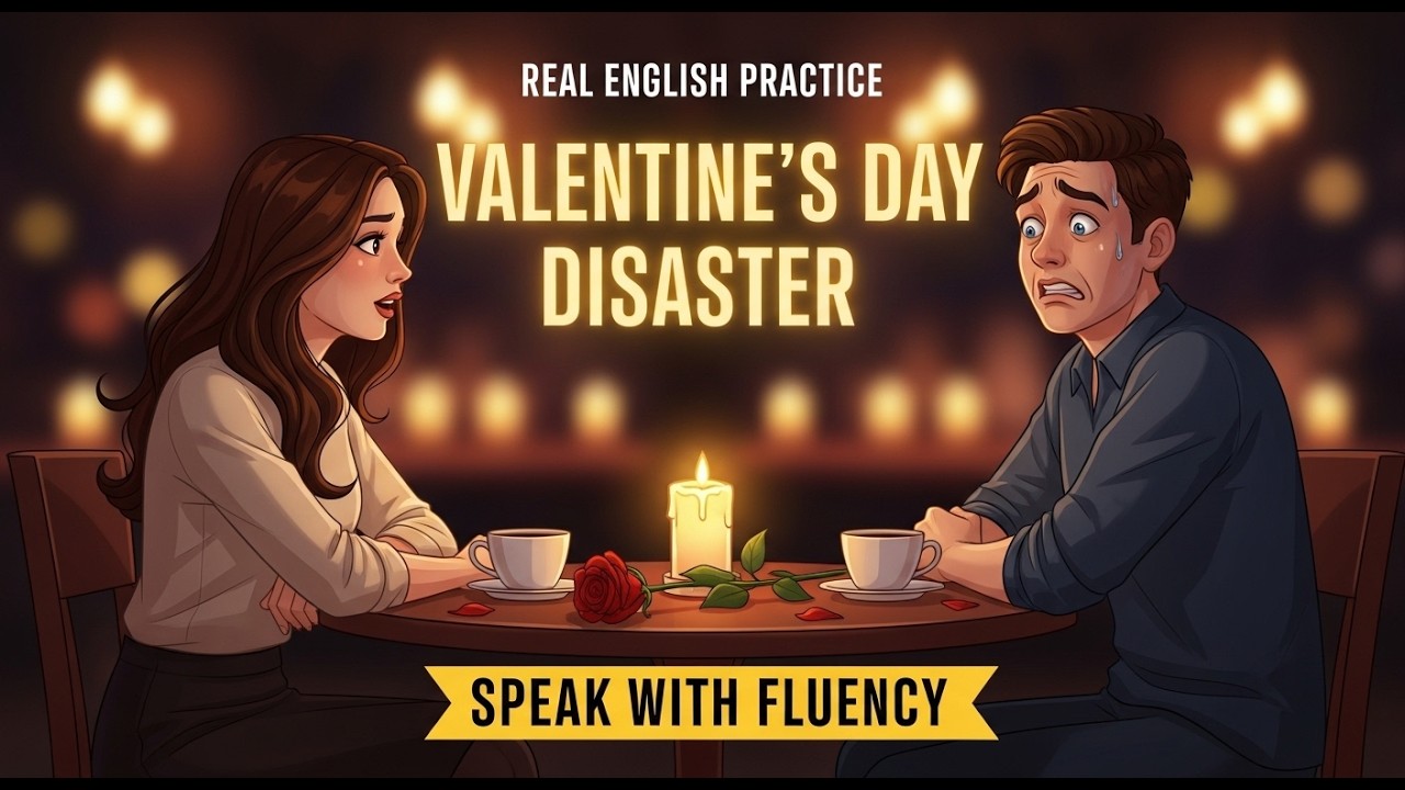 Learn English Vocabulary | Real English Speaking Practice | 🌹 Valentine's Day DISASTERS