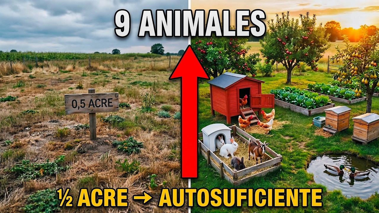 9 ANIMALES Que Convierten MEDIA HECT&Aacute;REA En Un Hogar AUTOSUFICIENTE