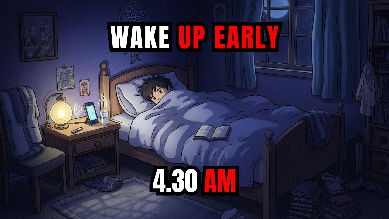 Wake Up at 4:30 AM Consistently (Even If You Sleep Late)| How to Wake Up Early in the Morning
