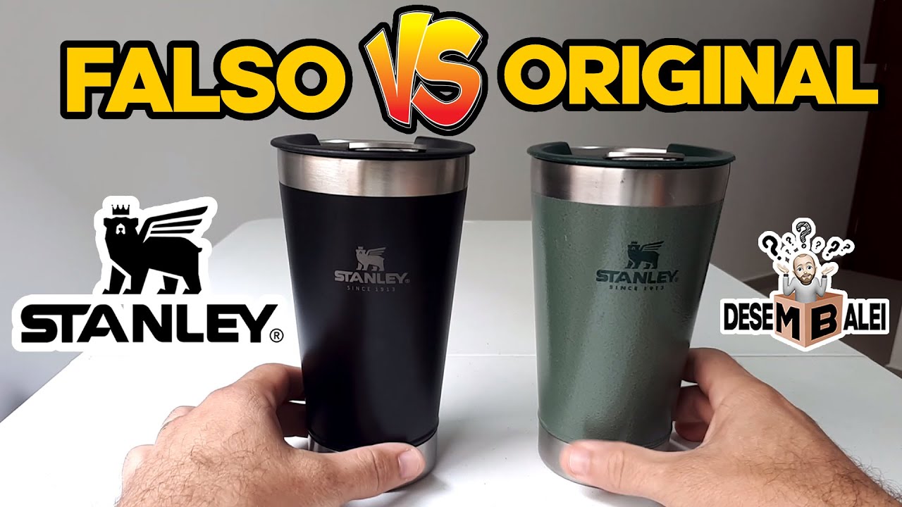 COPO STANLEY FALSO DEU TRABALHO PARA O ORIGINAL