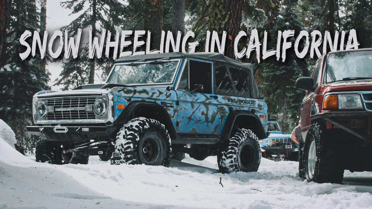 Ford Bronco Blows Transmission While Snow Wheeling at Bear River Reservoir