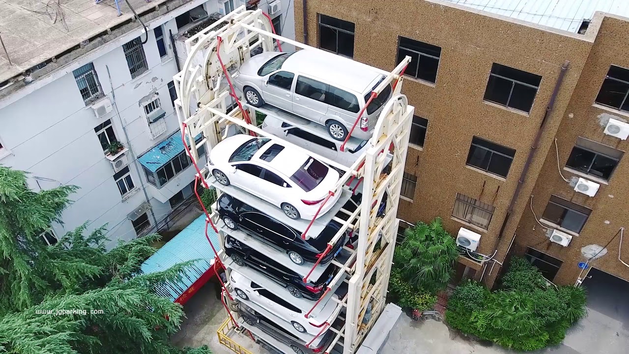 Vertical rotary car parking system