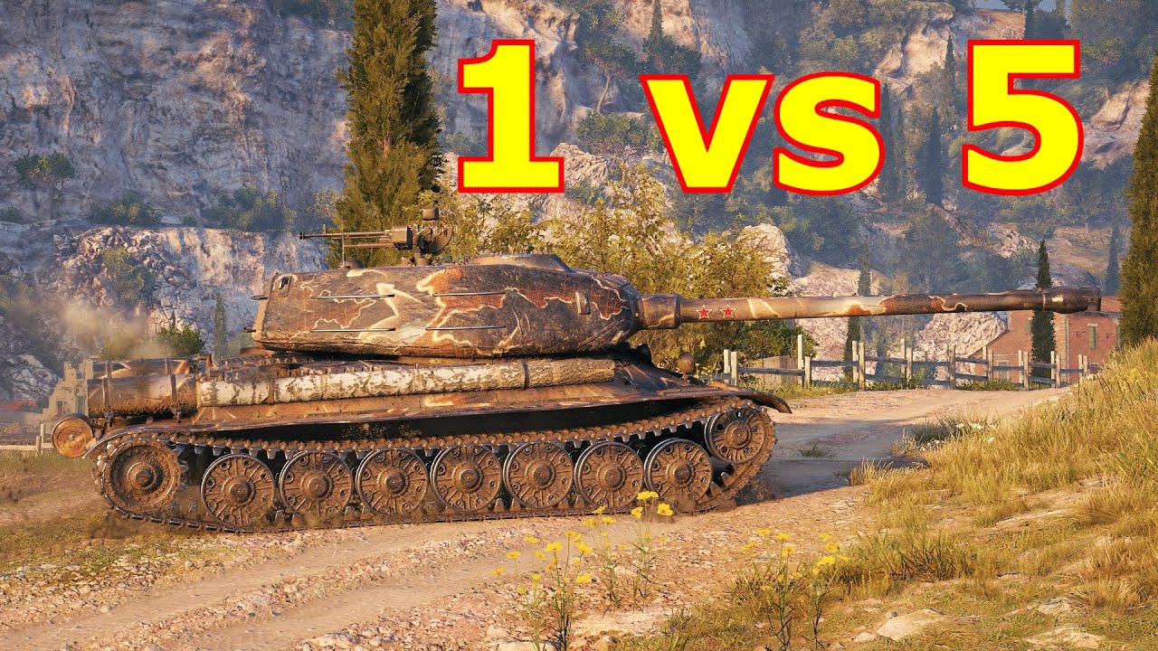 World of Tanks ST-II - 10 Kills | 1 vs 5