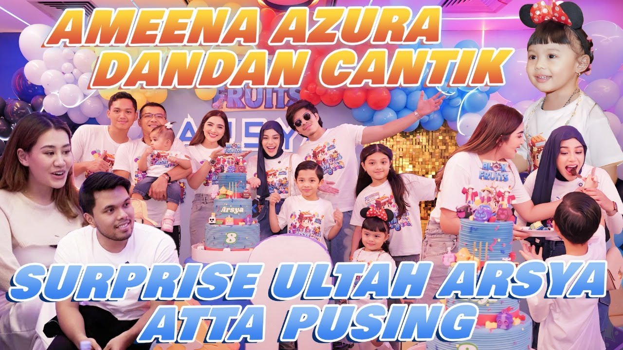 AMEENA AZURA MAIN PLAYGROUND BIRTHDAY ARSYA, GAK MAU PULANG