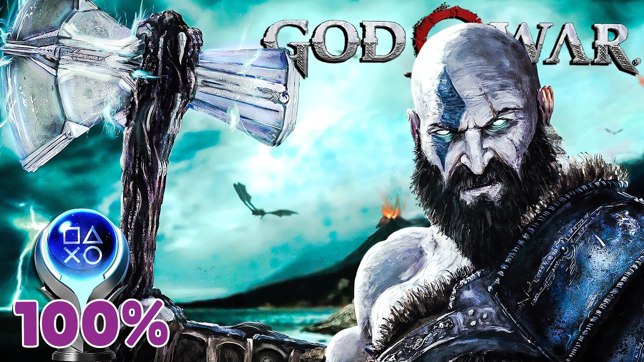 GOD OF WAR - 100% Platinum Walkthrough No Commentary (PS5 PRO)