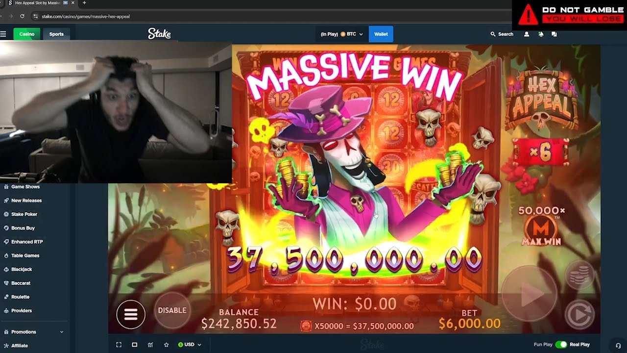 This Streamer Won $37,500,000 Off 1 Max Win LIVE...