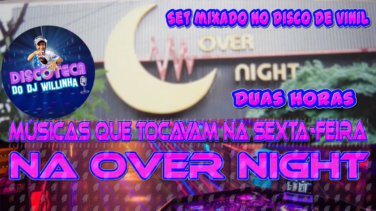Set mixado com disco de vinil - com 2 Horas de Flash House que tocava na sexta-feira da Over Night