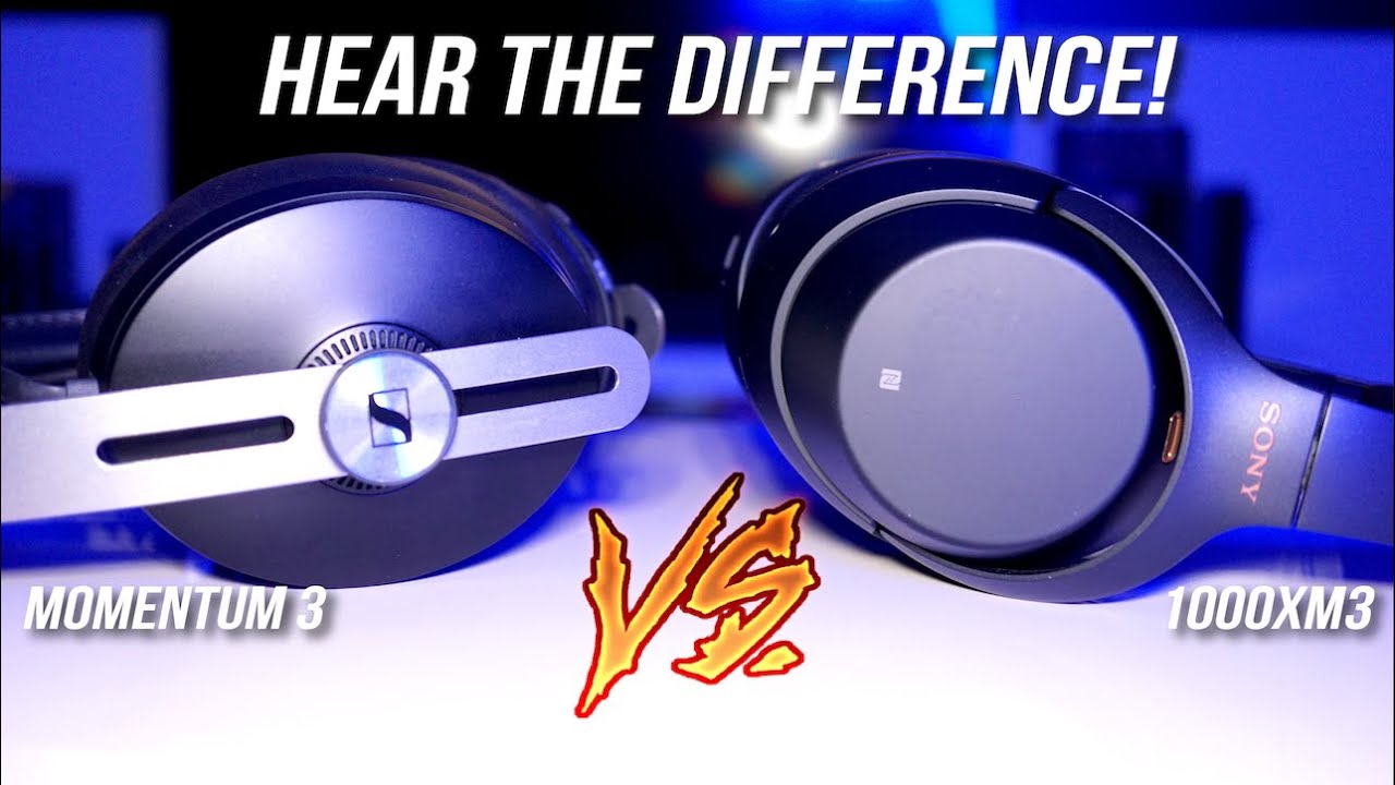 Which Cancels More Noise? Sennheiser Momentum 3 vs Sony WH-1000XM3 | REVIEW - Listen Here!
