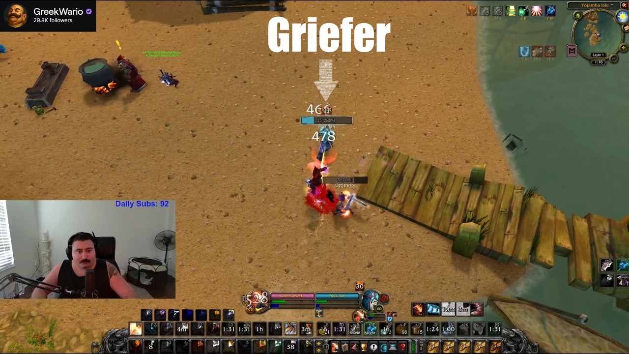 Greek Paladin vs Griefer Mage | WoW Classic