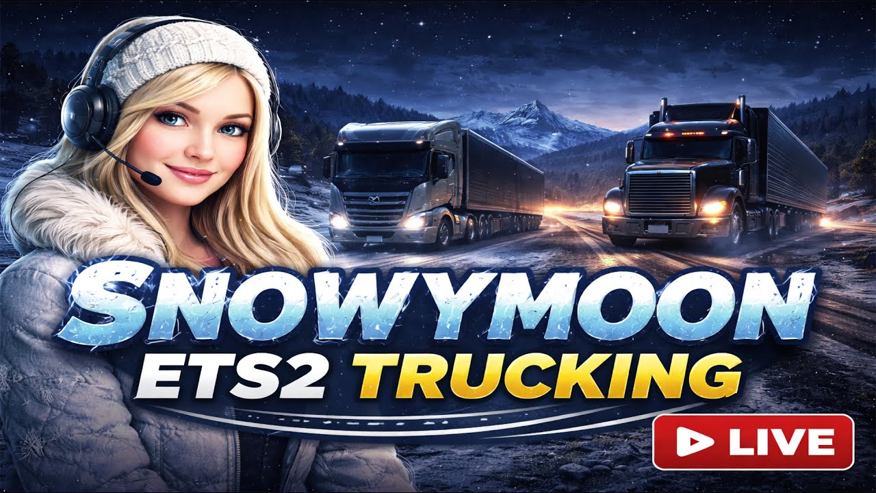 🚛 Snowymoon ETS2 Trucking – Europe Awaits! | LIVE 🌍