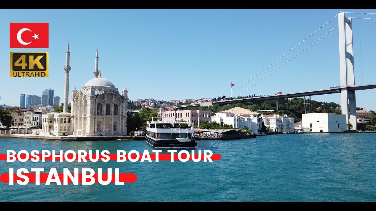 Istanbul BOSPHORUS BOAT TOUR 4K | İstanbul Boğaz Turu | June 2022 #istanbul #bosphorus #boat