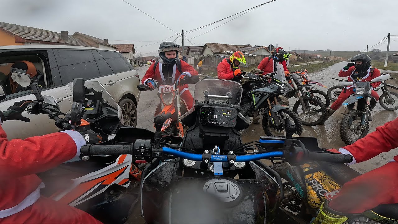 MOS CRACIUN A VENIT PE  MOTOCICLETA  IN 2025 !!!!!
