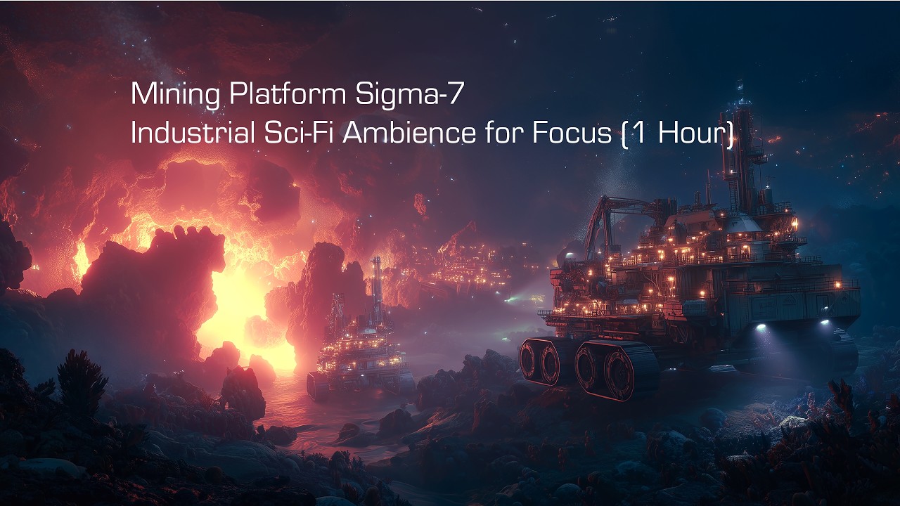 Mining Platform Sigma-7 – Industrial Sci-Fi Ambience for Focus (1 Hour)