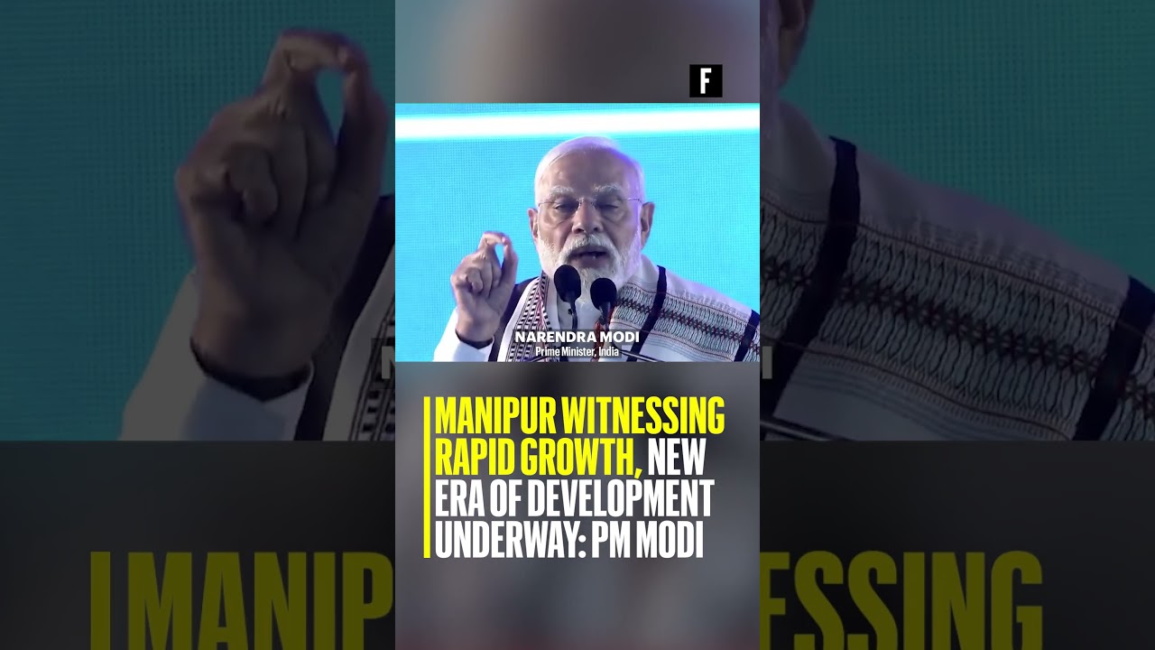 Manipur witnessing rapid growth, new era of development underway: PM Modi