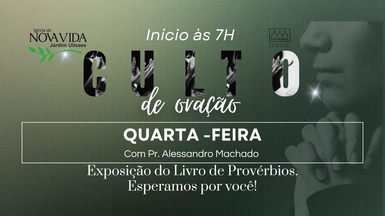 Culto de Oração - A lista que desregrada a Deus - Pr. Alessandro Machado 