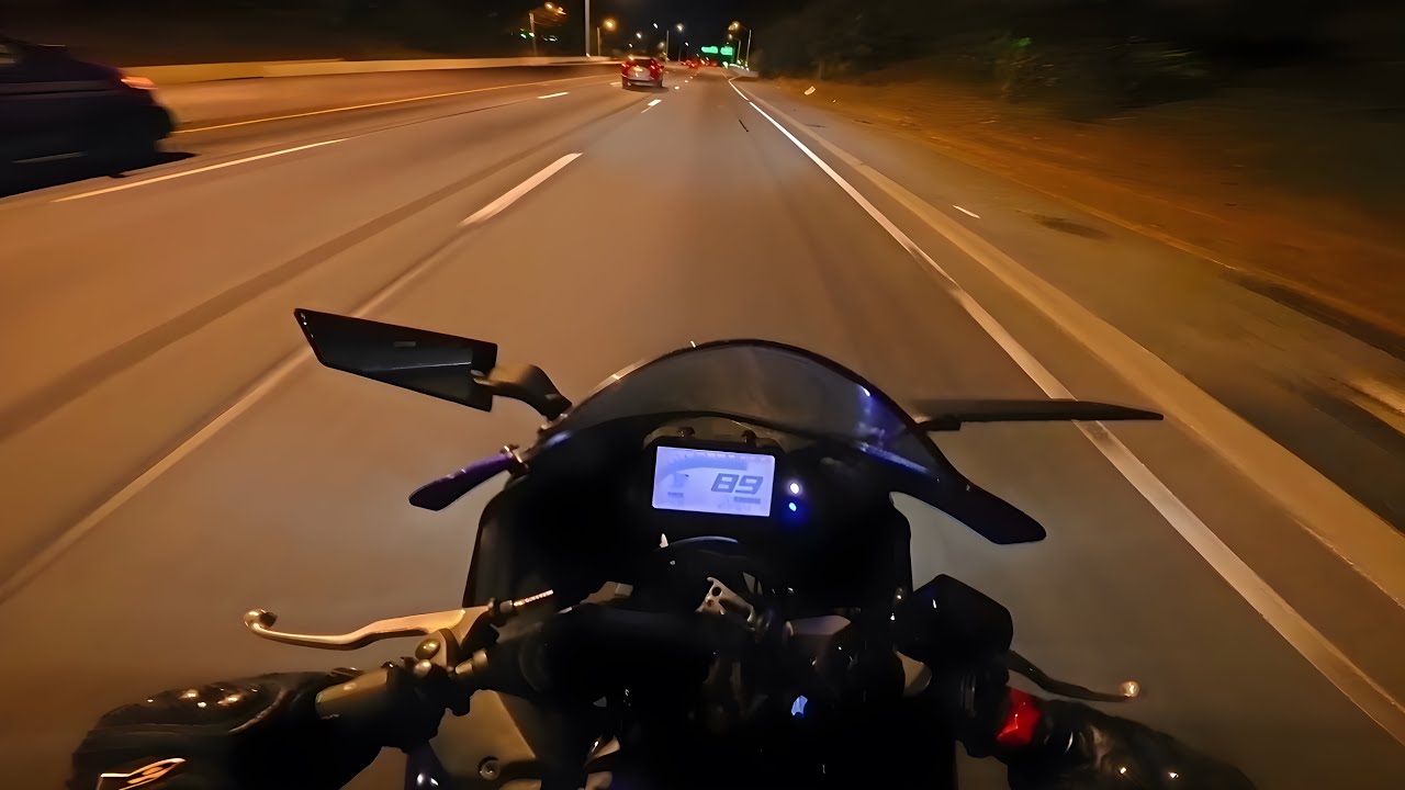 3am Ride - PURE SOUND (Yamaha R3 w/ Burble Tune)