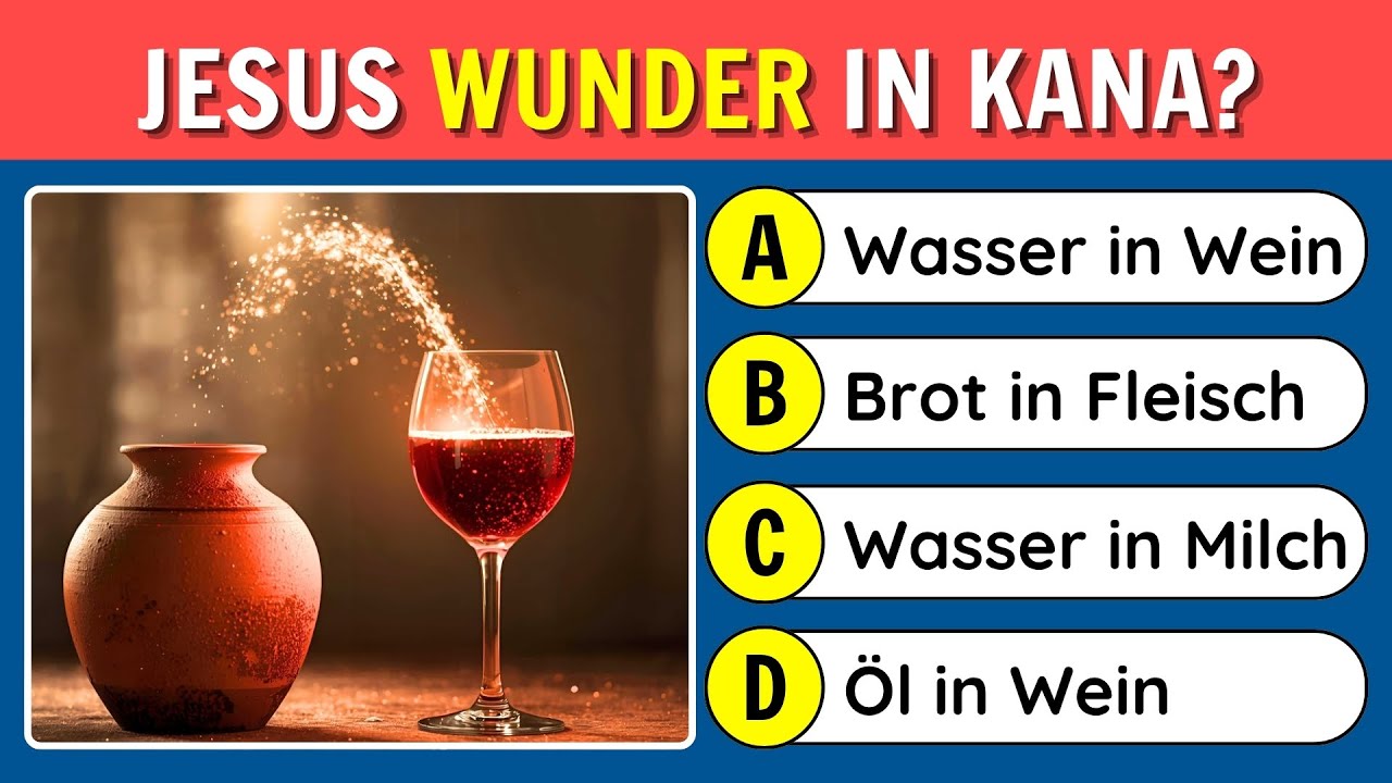 Jesus Wissenstest: Nur echte Bibelkenner schaffen 30/30! 🙏📘