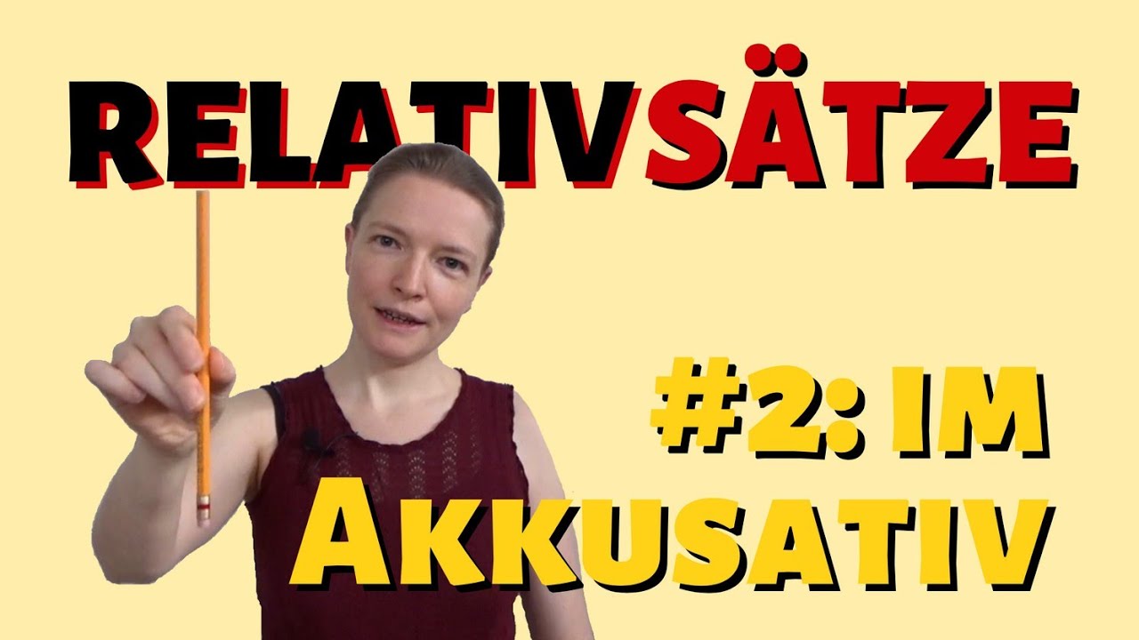 Oraciones relativas en ALEMÁN | #2 Aprende a formular RELATIVSÄTZE im AKKUSATIV
