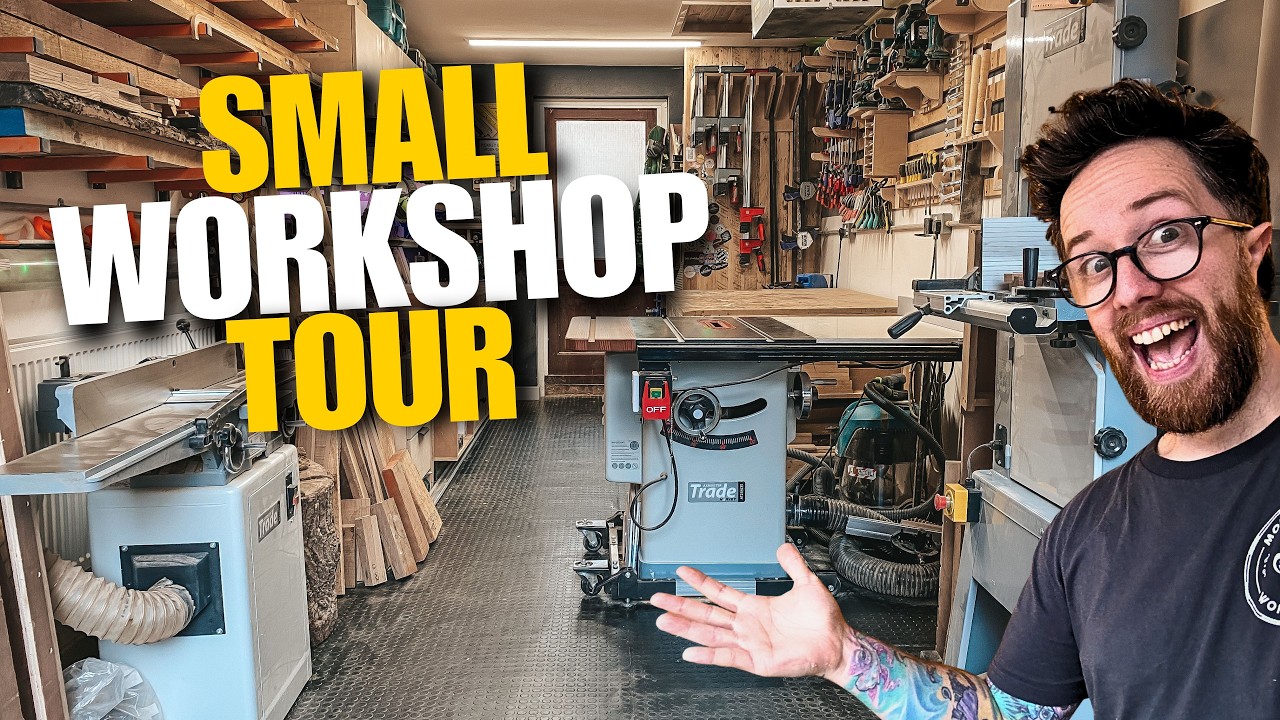 You won’t BELIEVE what TOOLS fit in this SMALL SHOP