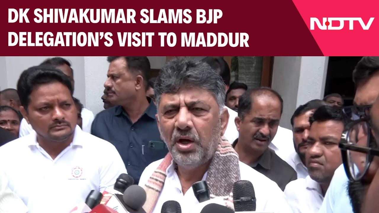 Mandya Violence | DK Shivakumar Slams BJP's Visit To Maddur: &ldquo;Their Job Is Only to Divide People&rdquo;