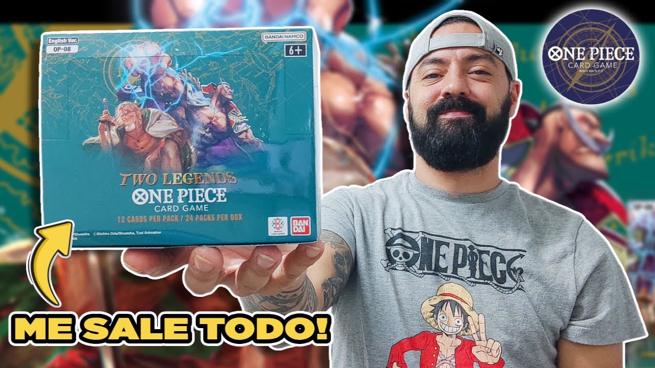 ABRO LA BOOSTER BOX DE OP08 TWO LEGENDS Y ME SALE DE TODO! - ONE PIECE CARD GAME OPENING