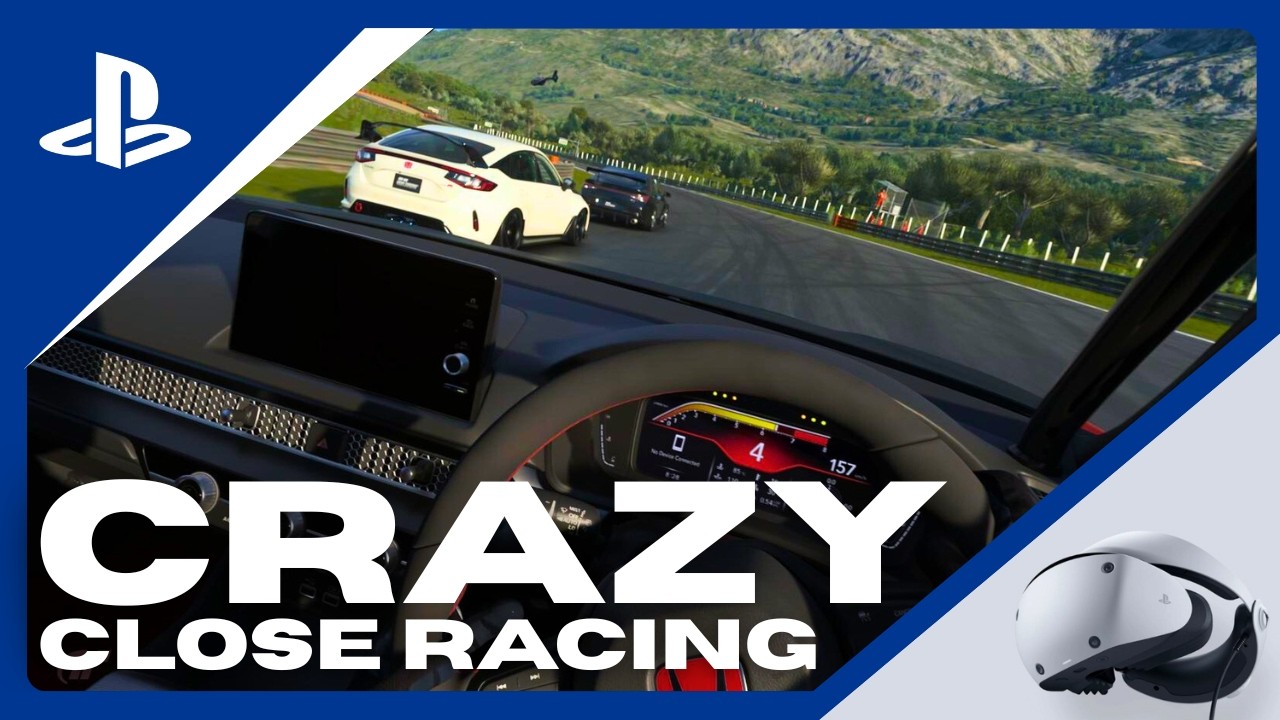 Gran Turismo 7 VR Gameplay - GT7 Powerpack - Crazy close Racing - PS5 PRO - PSVR2 Gameplay