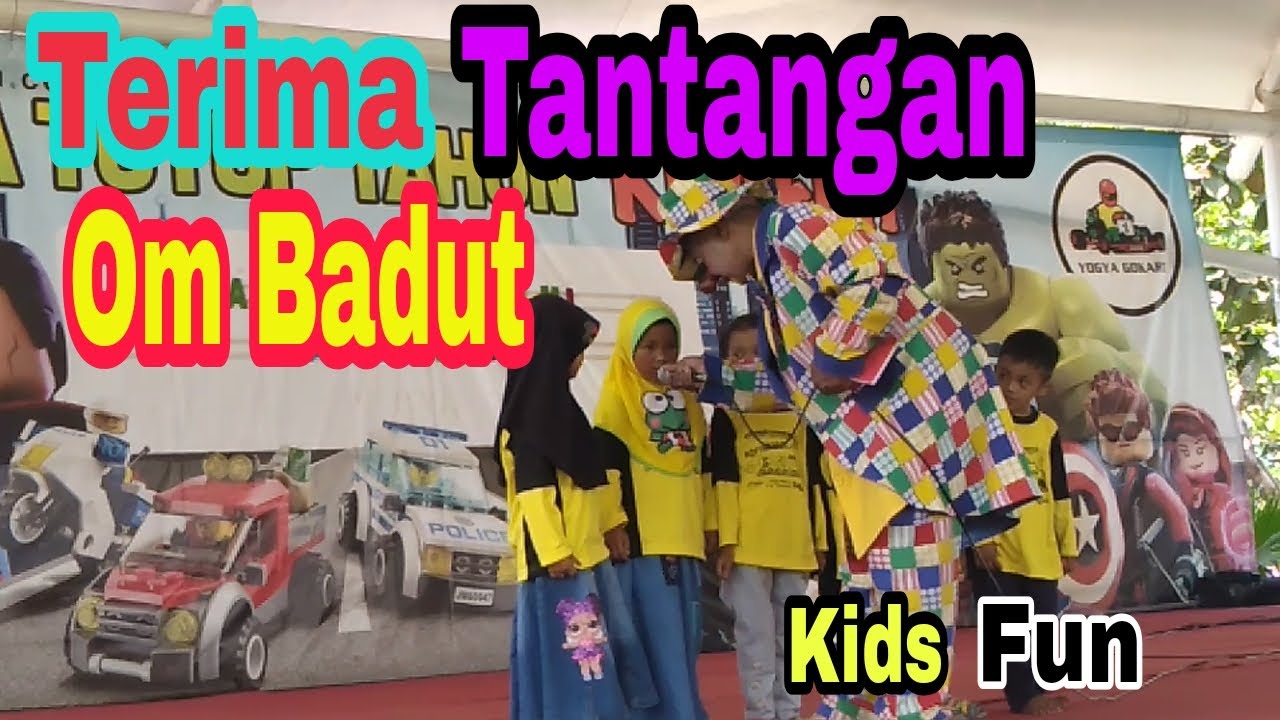 TERIMA TANTANGAN OM BADUT NYANYI || BERTAMASYA DI KIDS FUN || KIDS FUN YOGYAKARTA