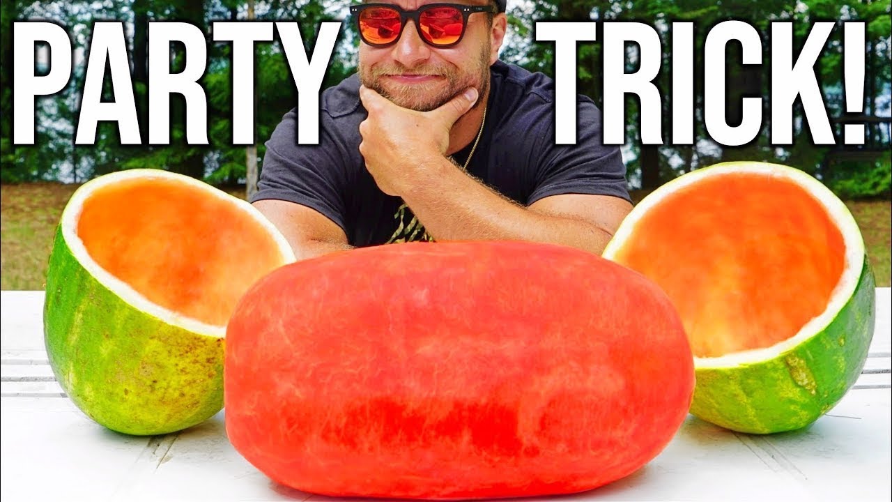 Watermelon Party Trick You Need To Try! | Skin A Watermelon Food Hack