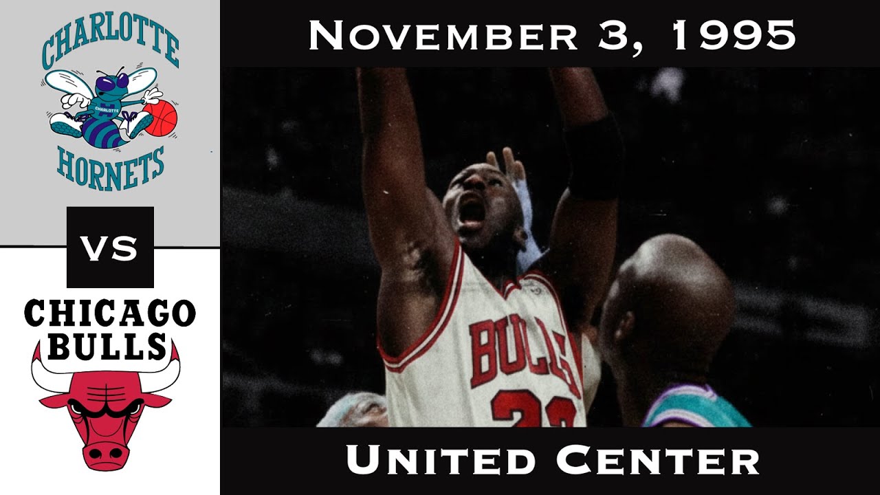 Full Game: The Opening Salvo of a Historic Campaign | Bulls vs Hornets (November 3, 1995)
