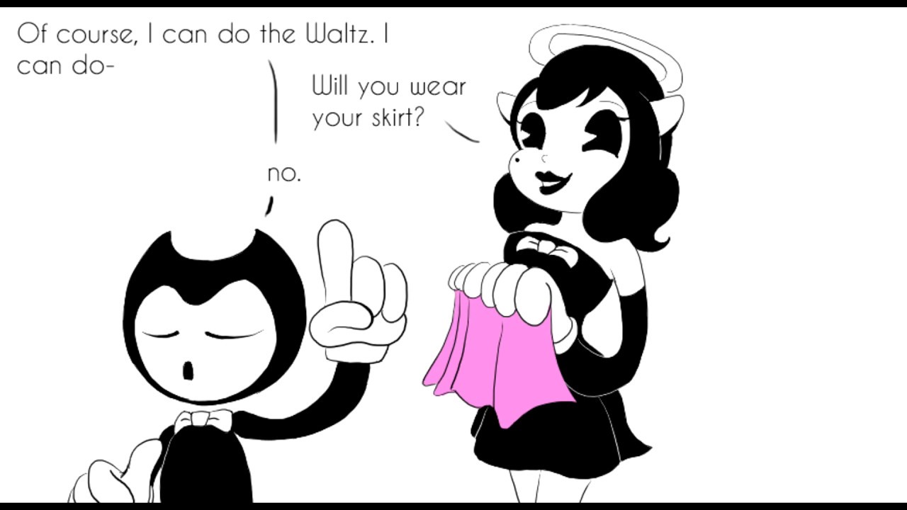 ask bendy and friends epsiode 2 bendy batim comic dub  comic by shamira-g