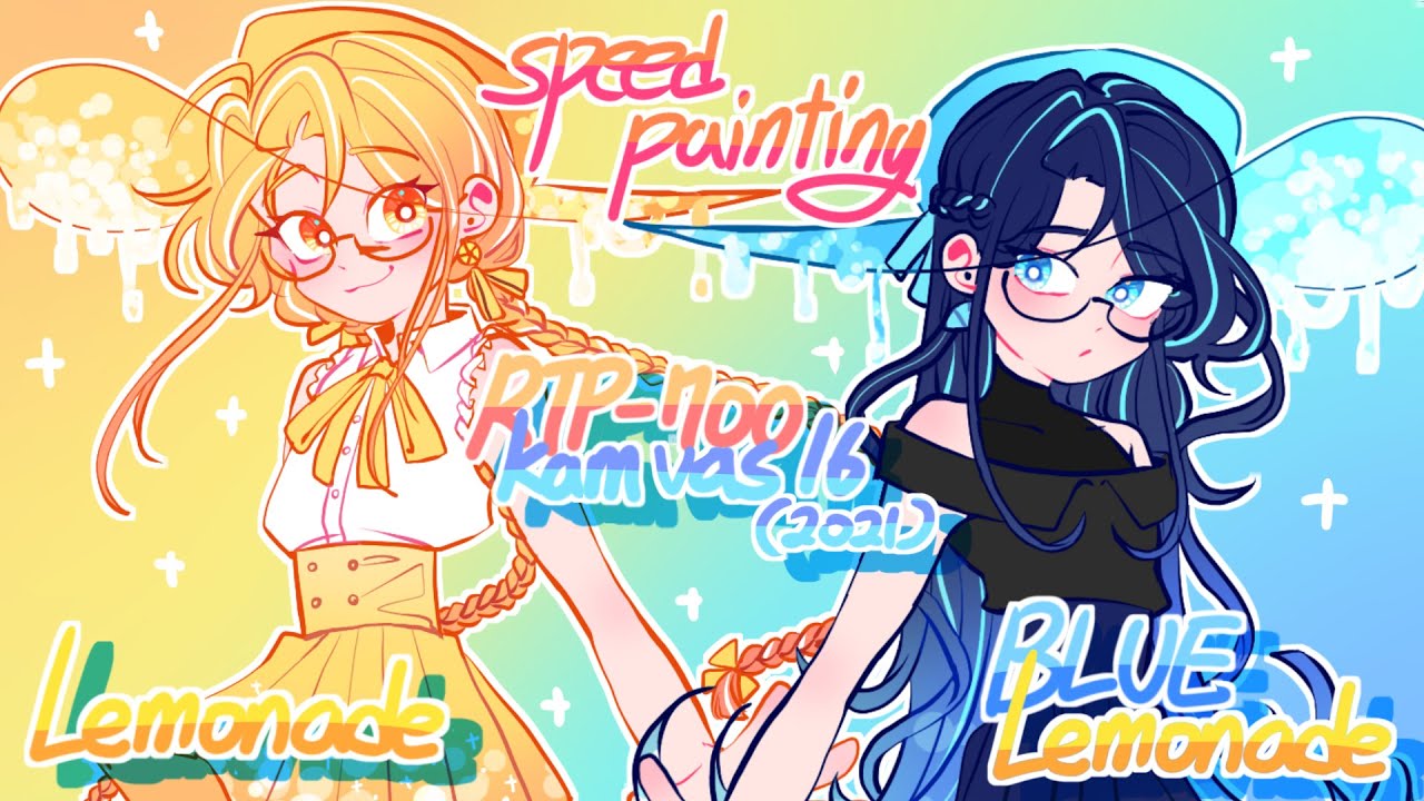 썸네일이 이쁘니 함만 봐봐 디저트 커스텀 Speed painting ( 휴이온 Kamvas 16(2021)/RTP-700  리뷰)