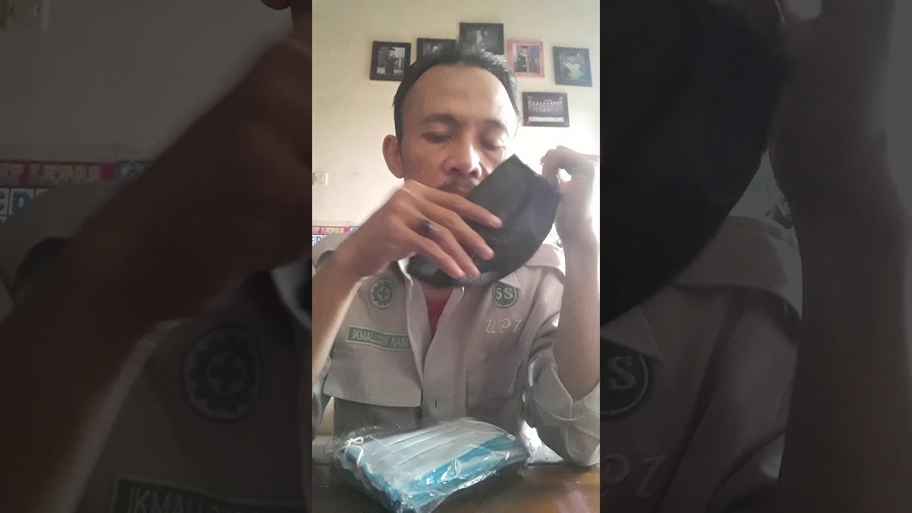 Masker non medis 3 ply. Bahan spunbond