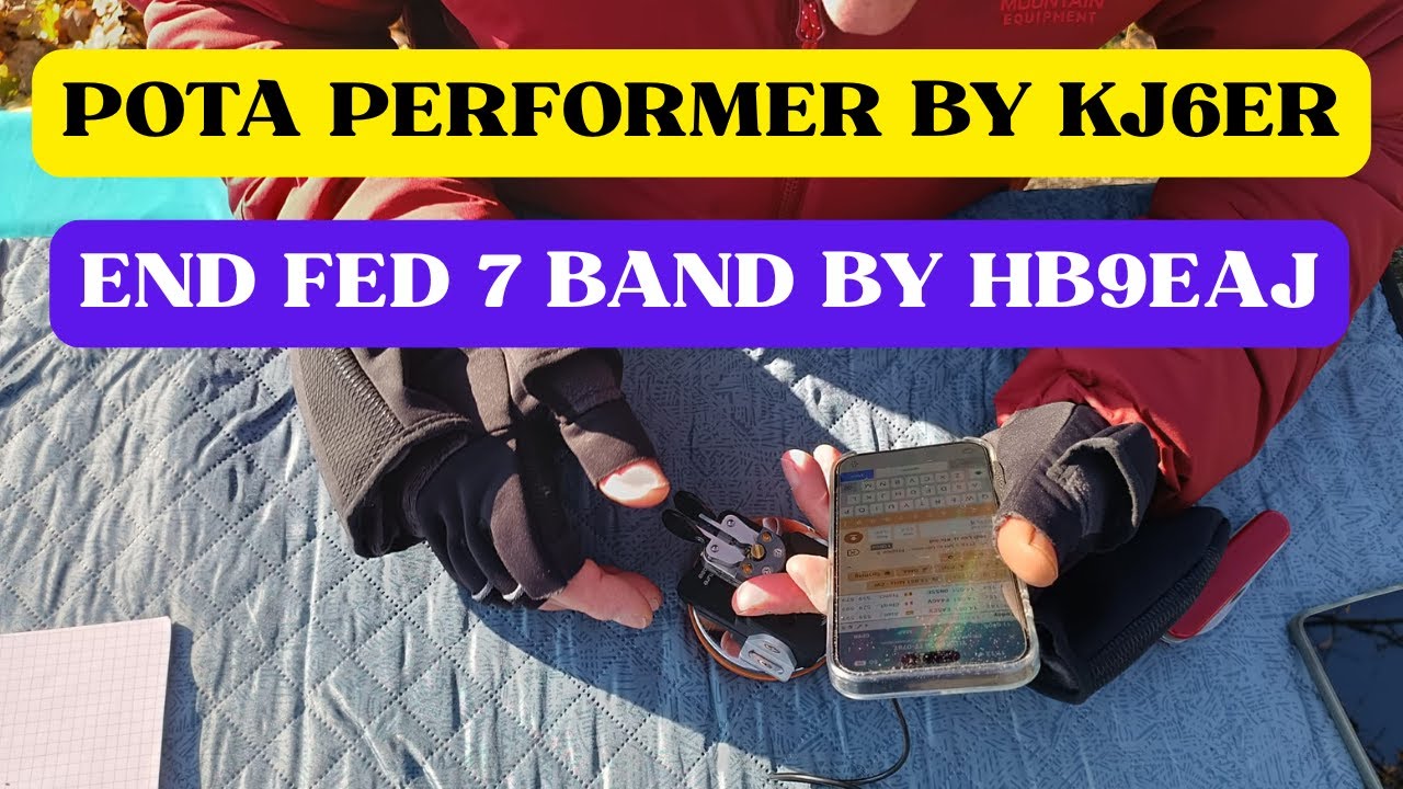 PARKS ON THE AIR: Test Pota Performer di KJ6ER + End Fed 7 Bande di HB9EAJ // DX GARANTITI