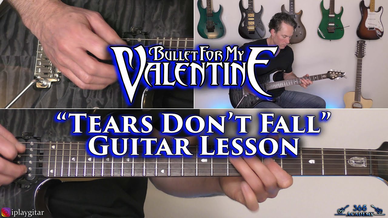 Bullet For My Valentine — Tears Don't Fall Урок игры на гитаре